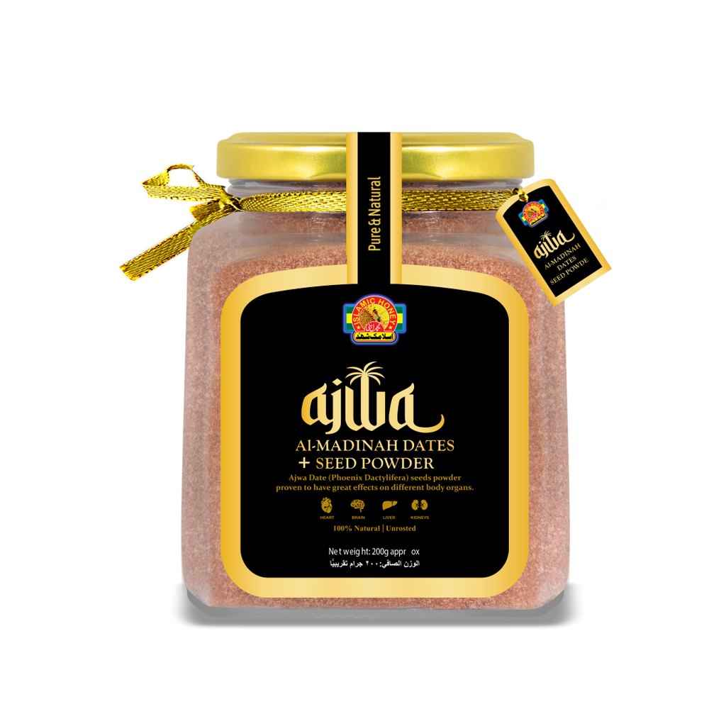 Ajwa Dates with Seeds Powder – Islamic Honey Centre